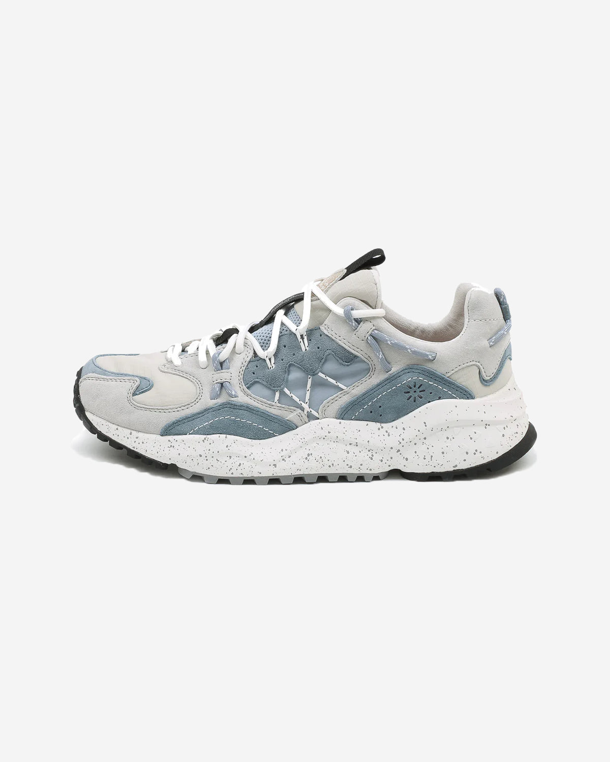 Flower Mountain Yamabushi Man Sneaker in Grey-Sugar Paper-Navy