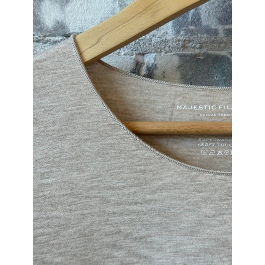 Soft-Touch Merrow Edge Boatneck LS - Ecru - DUNE + SALT