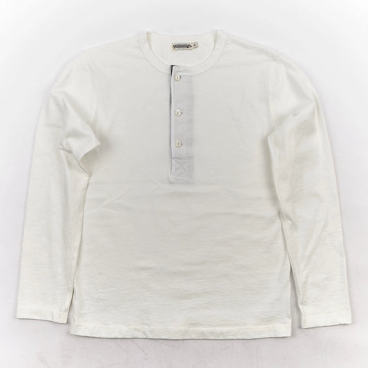 13 Ounce L/S Henley - White - DUNE + SALT