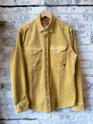 Relwen Cord Workshirt - Honey Dark Khaki
