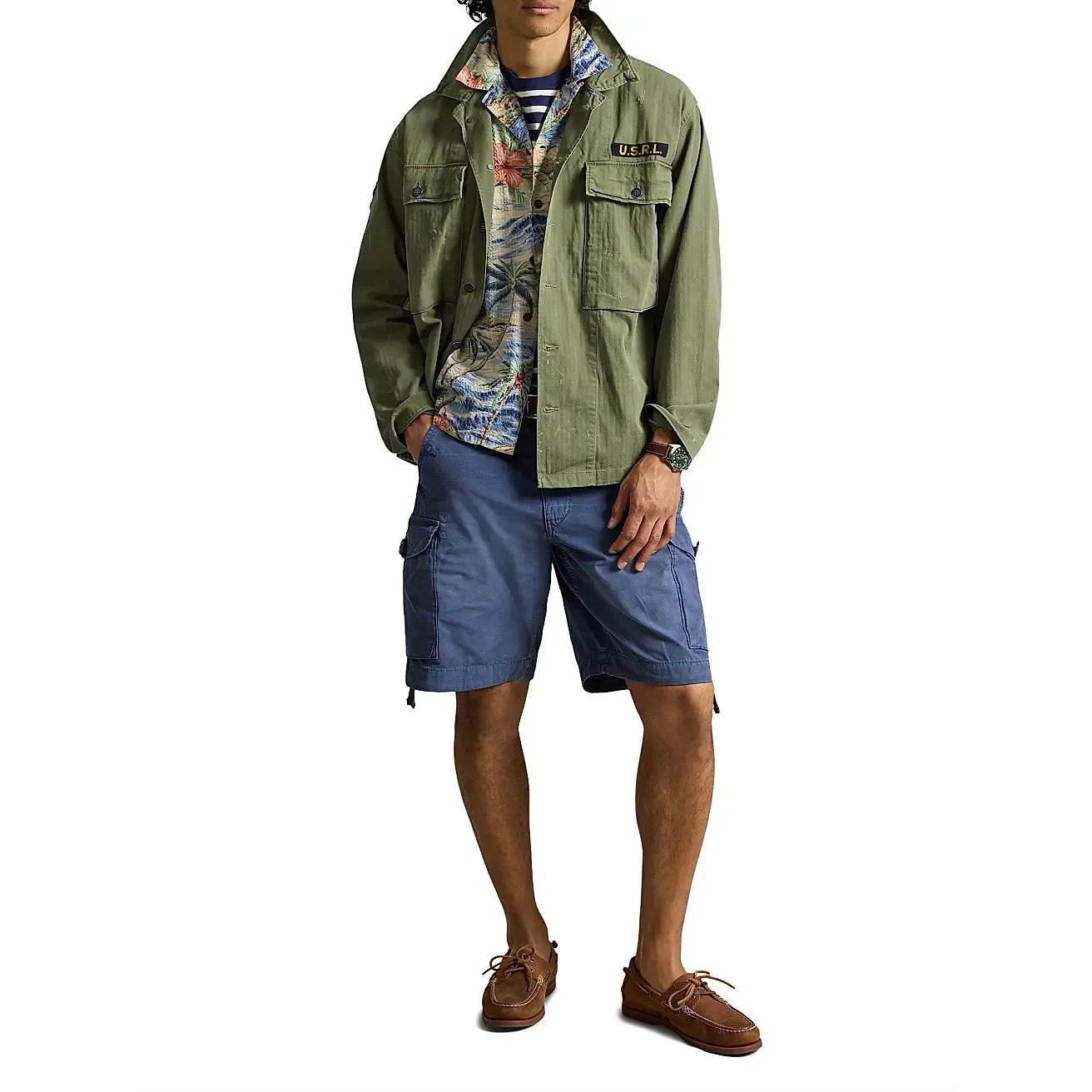 Ripstop Drawstring Cargo Short (8" Inseam) - Old Royal - DUNE + SALT
