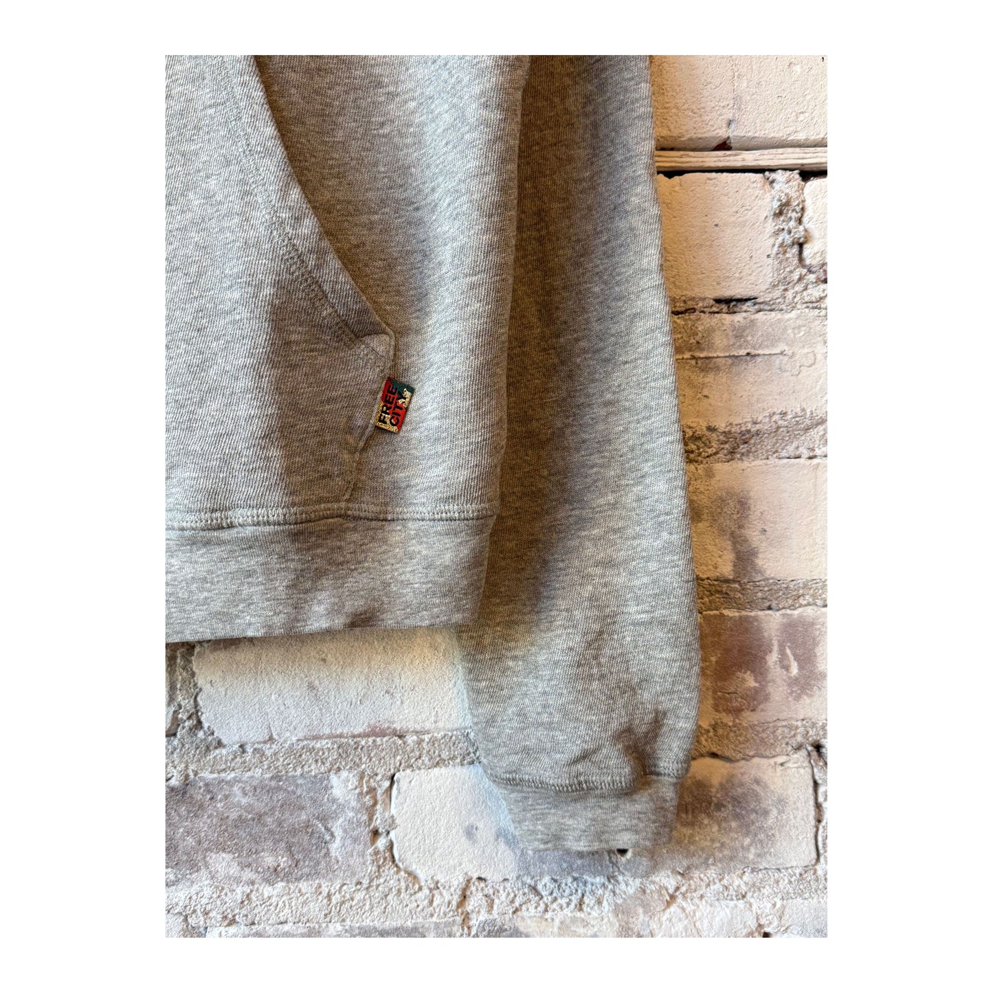 BASICGOODNESS Light-Terry/Fluff Hoodie - Heatheryumm - DUNE + SALT