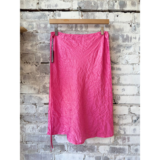 Crinkle Skirt - Bubblegum - DUNE + SALT