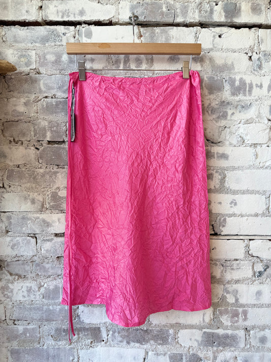 Crinkle Skirt - Bubblegum - DUNE + SALT