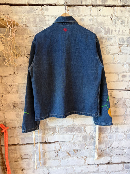 Sunflower Fields Denim Jacket - Mid Rinse