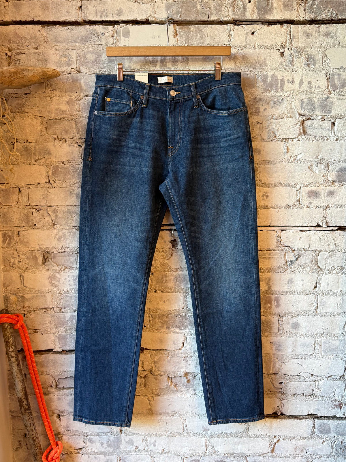 Ace Rivington Brodie Taper Comfort 12oz Jeans - Dark Classic Dark Slate Gray
