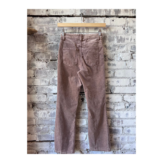 Hi-Sun Velvet Stretch Pant - Biscotti Brown - DUNE + SALT