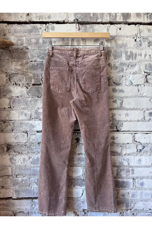 Hi-Sun Velvet Stretch Pant - Biscotti Brown - DUNE + SALT