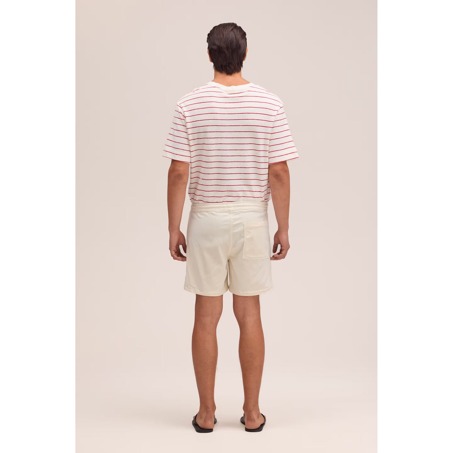 Gregor Lyocell Blend Shorts - Ivory - DUNE + SALT