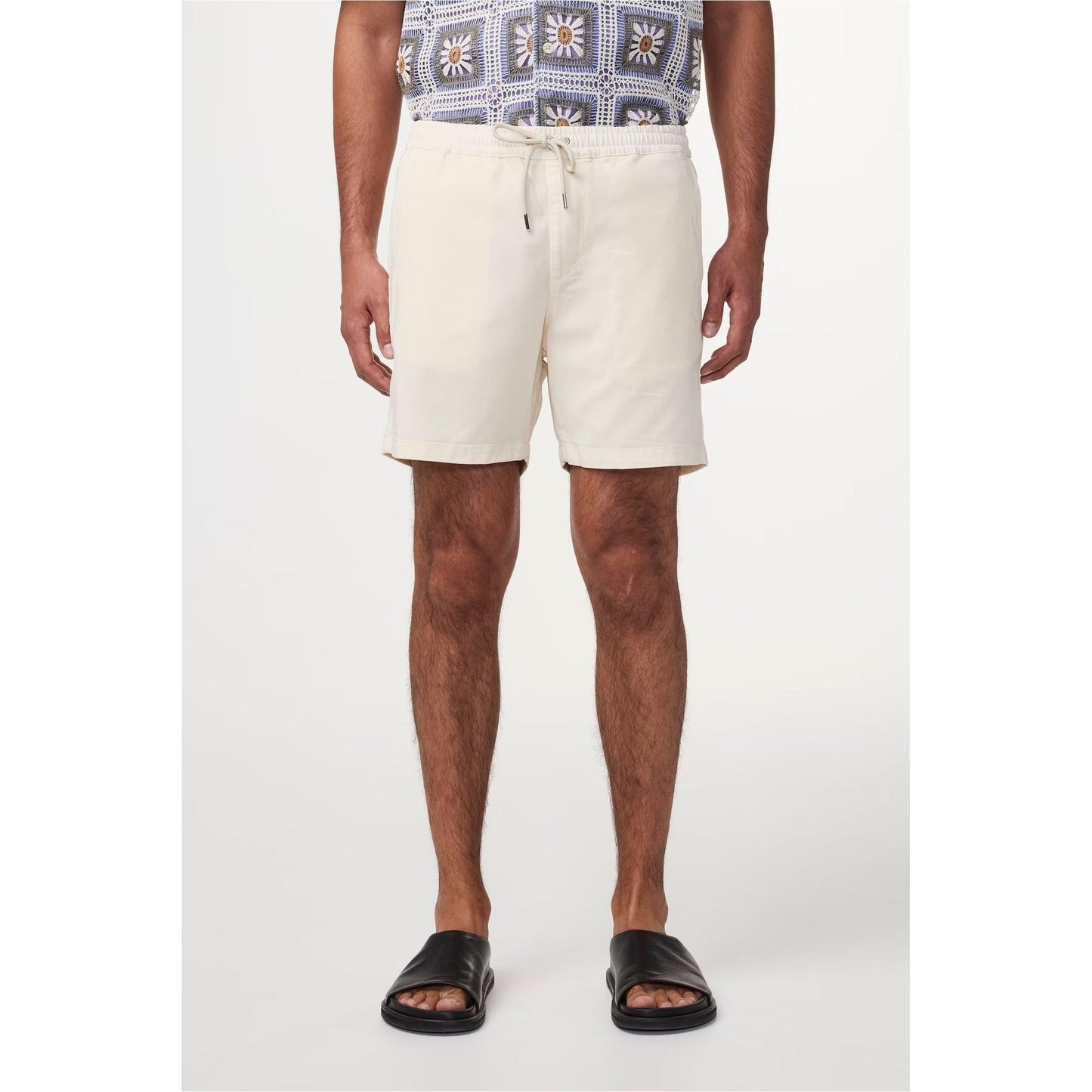 Gregor Lyocell Blend Shorts - Vanilla - DUNE + SALT