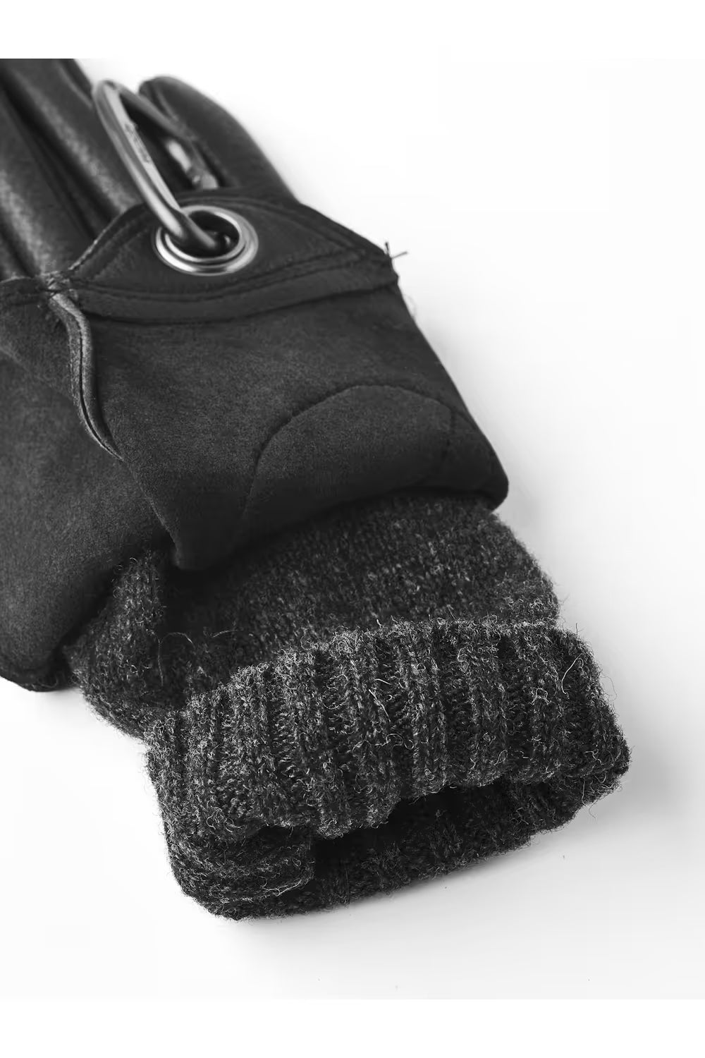 Amber Leather Glove - Black