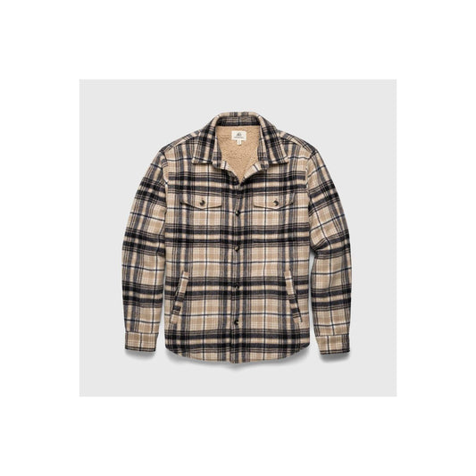 Skip Sherpa Shirt Jacket - Chinchilla Combo - DUNE + SALT