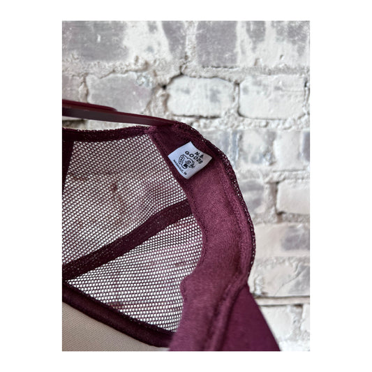 Y’all Trucker Hat - Maroon/Hot Pink - DUNE + SALT