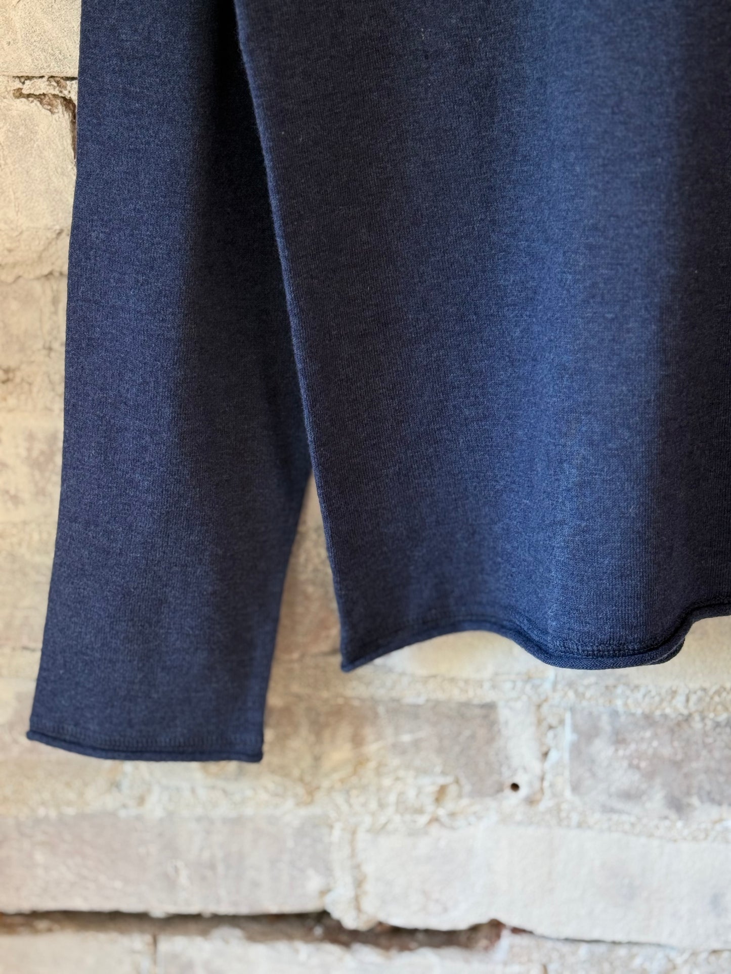 Crew Knitted Pullover - Indigo - DUNE + SALT