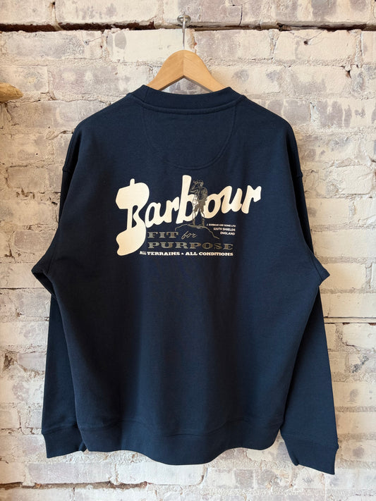 Blythe Crew Neck Jumper - Navy - DUNE + SALT