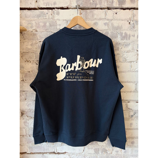 Blythe Crew Neck Jumper - Navy - DUNE + SALT
