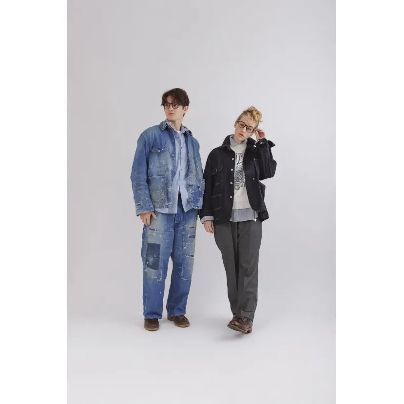 Denim Used-Wash Coveralls - Indigo - DUNE + SALT