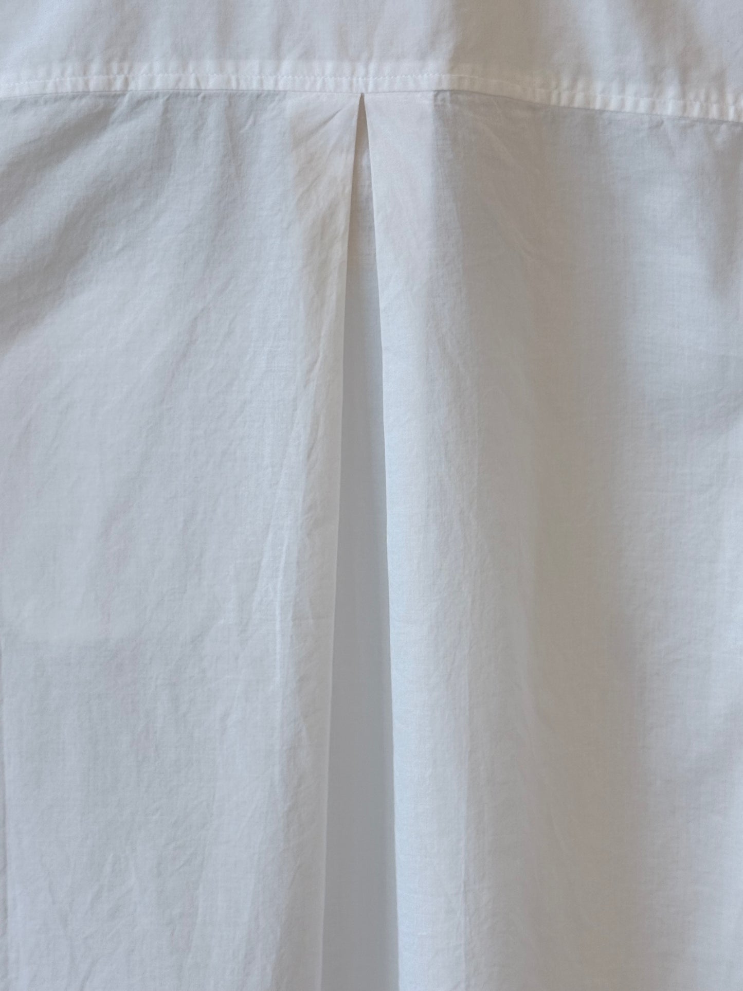 Lightweight Cotton Poplin Women's Shirt with Rolled-Up Sleeves - White - DUNE + SALT