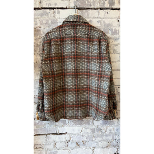 Mendon Wool Shirt Jacket - Hexagon Dobby Plaid - DUNE + SALT