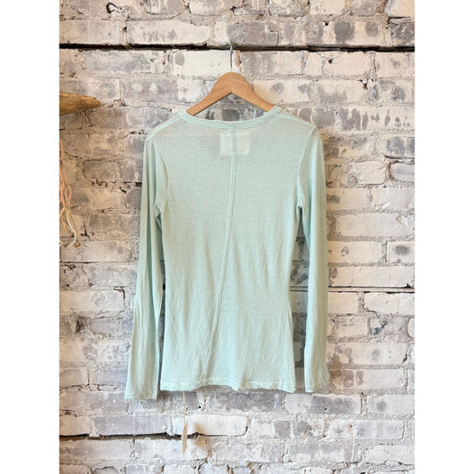 Hi-Soft Jersey LS Crew - Dusty Mint - DUNE + SALT