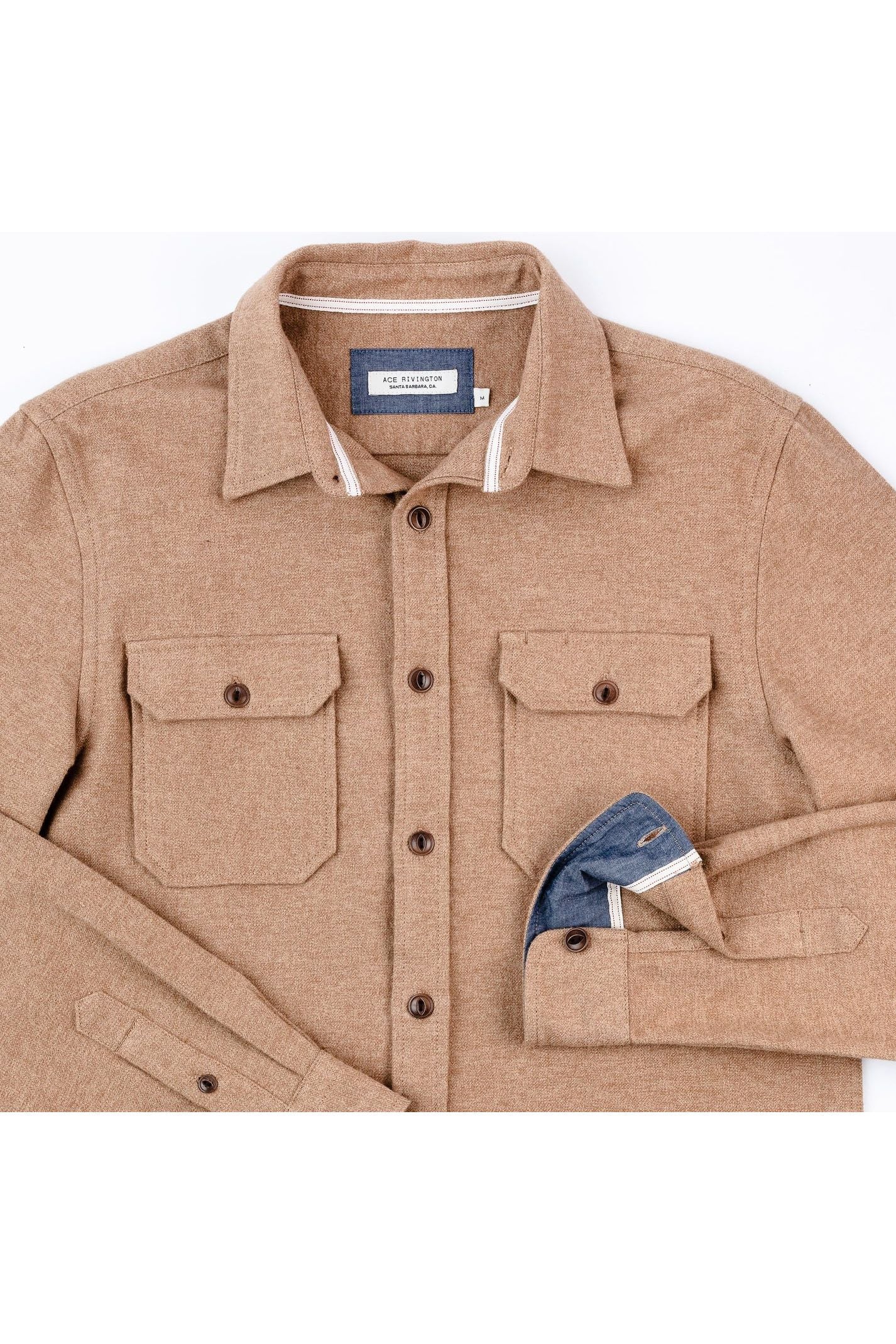 Utility Flannel - Camel - DUNE + SALT