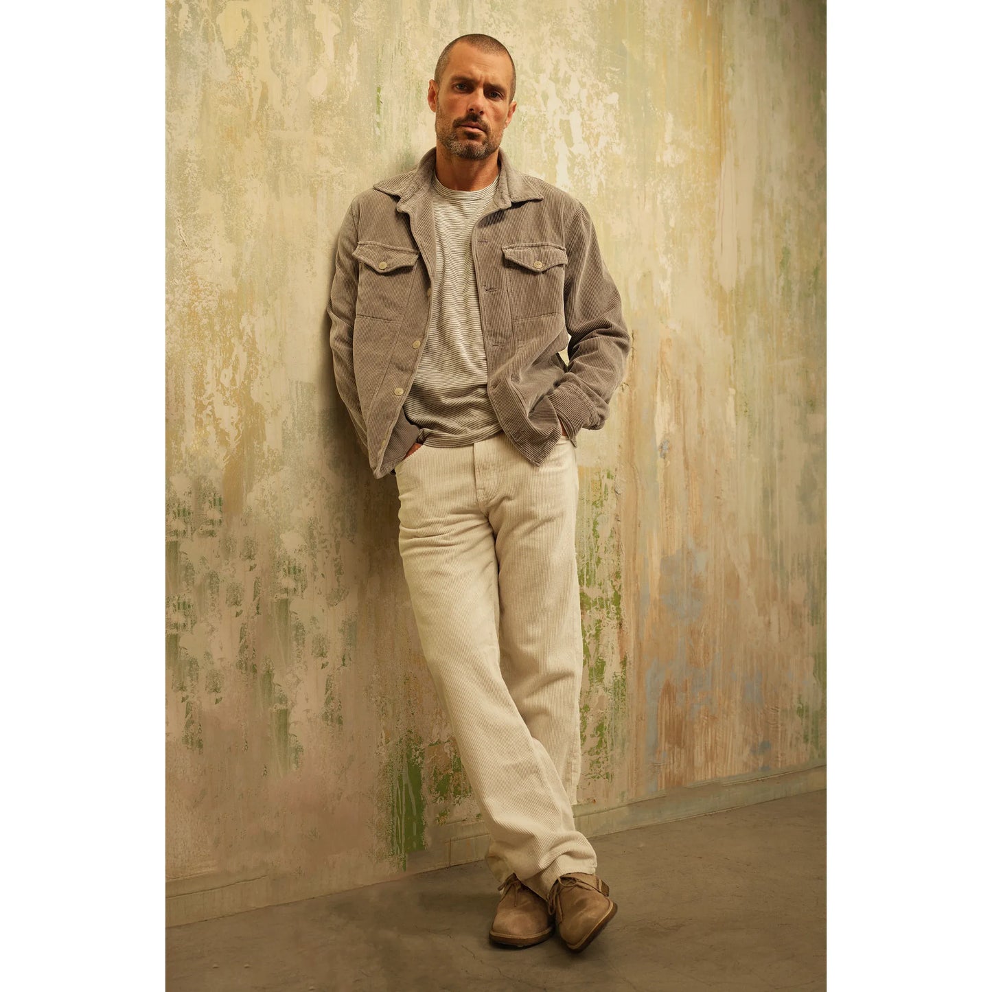 Wide Wale Corduroy Shirt Jacket - Mocha Brown - DUNE + SALT