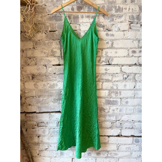 Crinkle Slip Dress - Mojito - DUNE + SALT