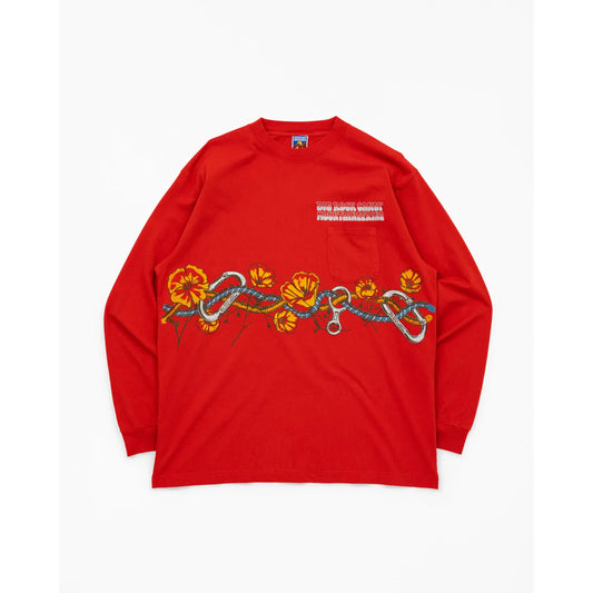 Valley Floor Long Sleeve Tee - Tomato - DUNE + SALT