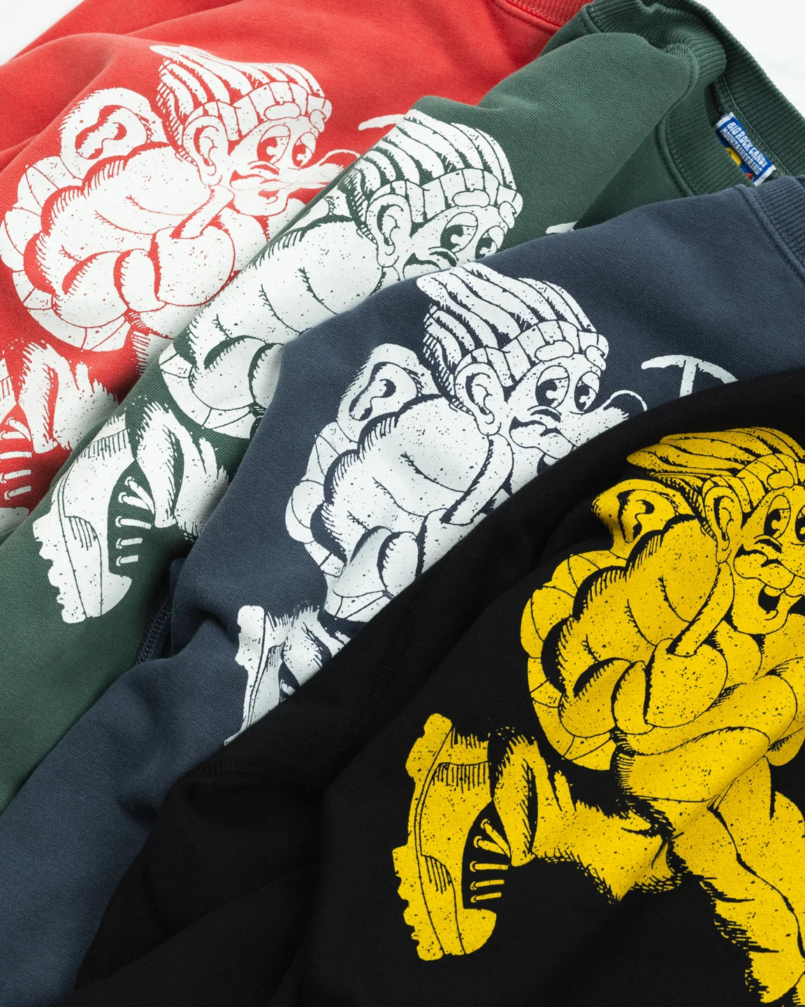 Big Rock Candy Mountaineering Wayne Raglan Sleeve Sweatshirt - Artichoke Black