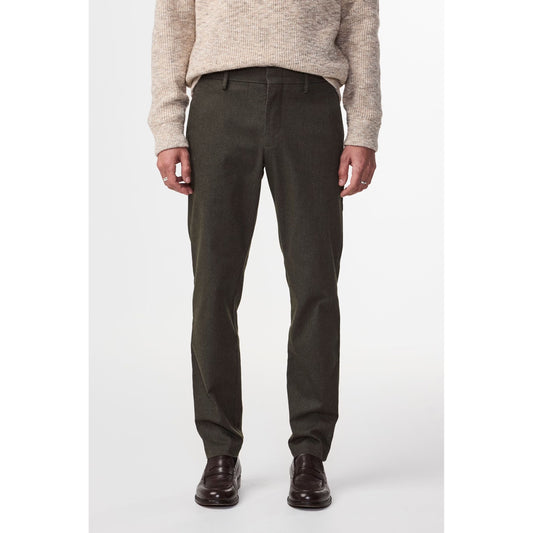 Theo Classic Tailored Slim Fit Chino - Dark Army - DUNE + SALT