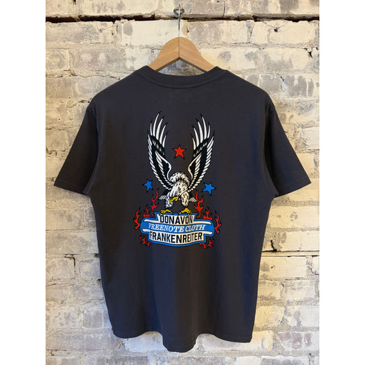 Freenote Cloth Donavon Frankenreiter x FN Cloth 9 Ounce T-Shirt - Gray/Blue Dark Slate Gray