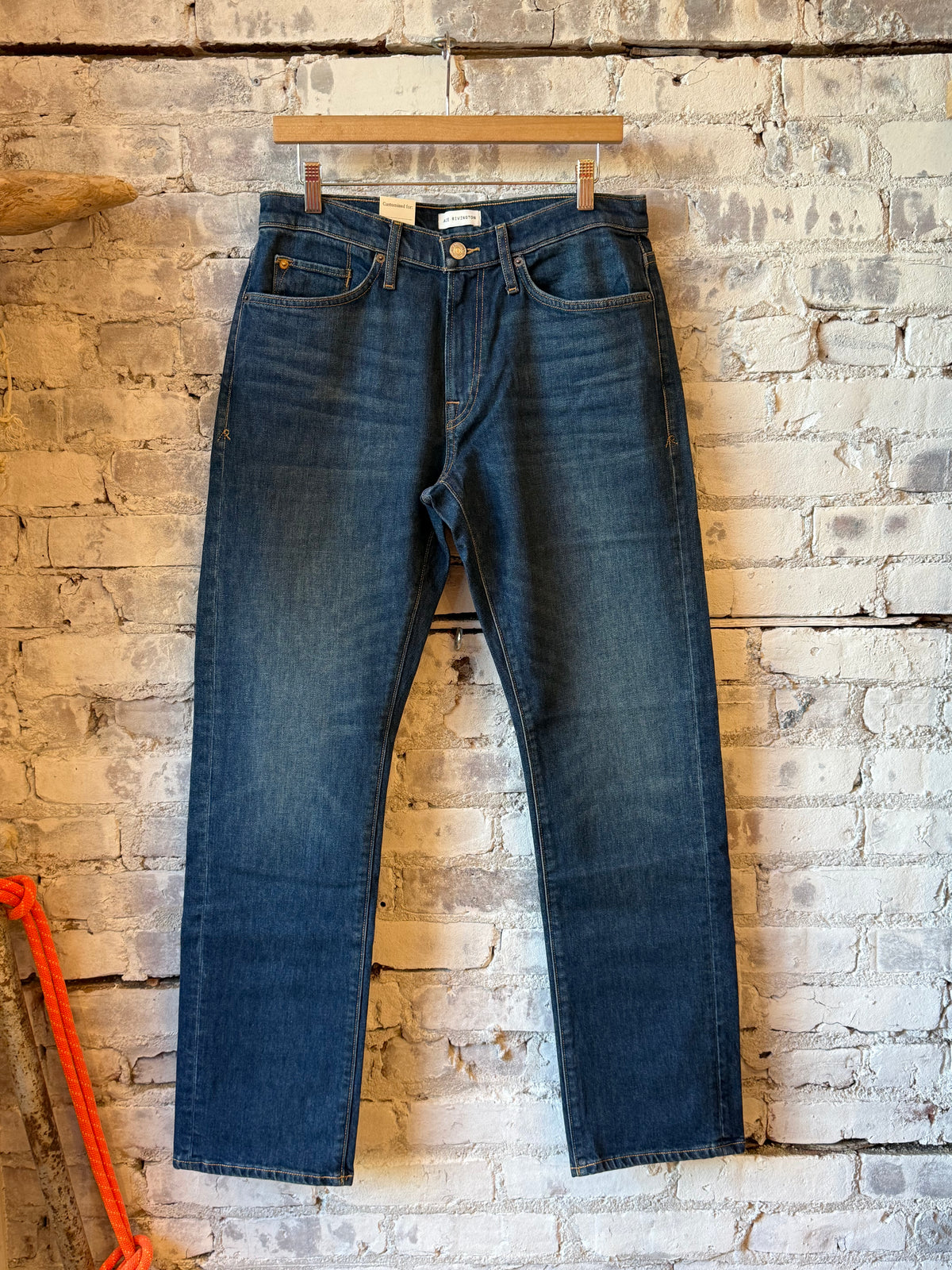 Ace Rivington Harlan Straight Comfort 12oz Jeans - Dirty Classic Dark Slate Gray