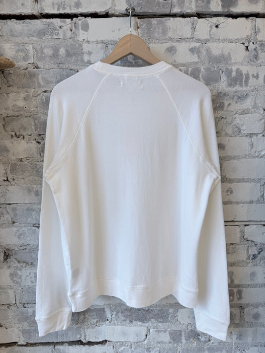 Lightweight Raglan Sweatshirt - White - DUNE + SALT