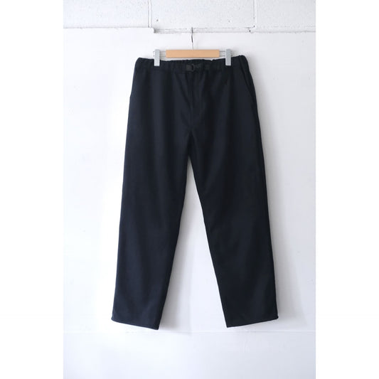 N.O.UN Felted Wool Trouser - Navy Twill - DUNE + SALT