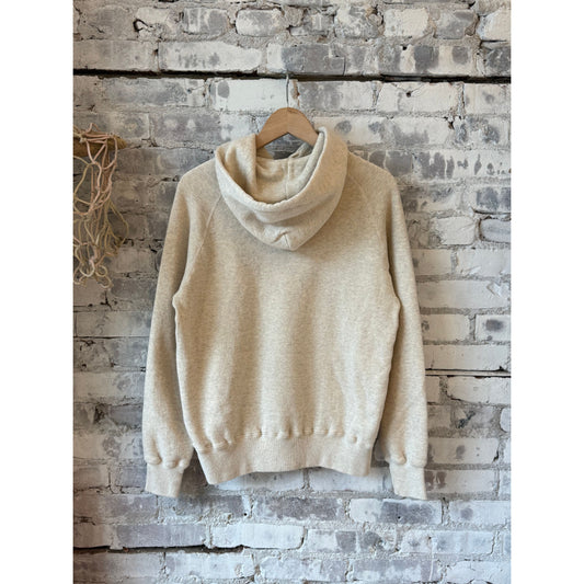 Men's Kepani Manchester 2 Pullover Hoodie in oatmeal, soft fabric, casual fit, with hood and front pocket.