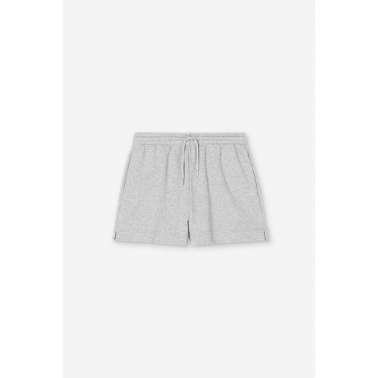 Women's light grey melange sweat shorts by Closed Women's, soft fabric with a relaxed fit and elastic waistband.