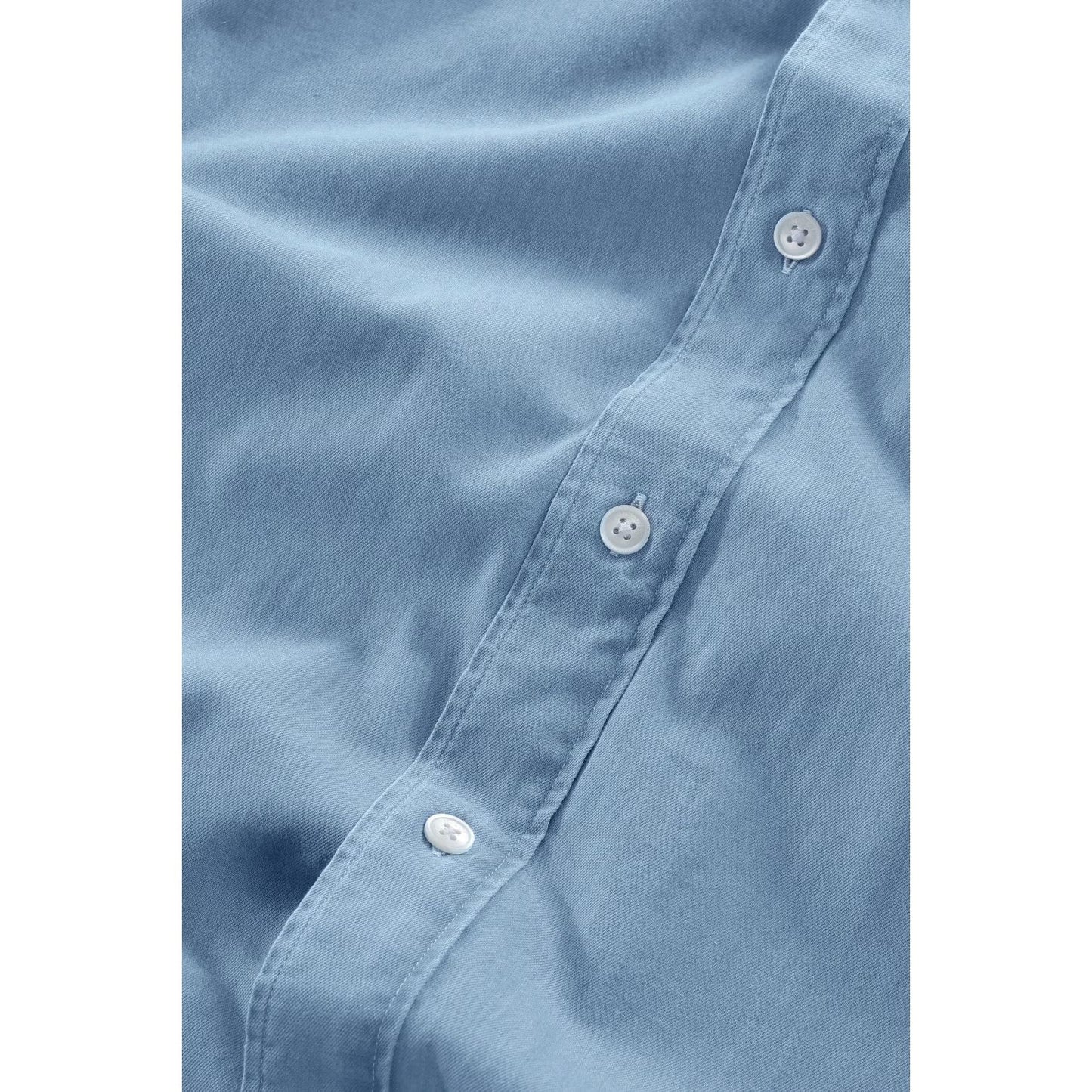Colby Denim Shirt - Bleach Indigo - DUNE + SALT