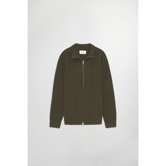 Danny Full Zip Sweater - Dark Army - DUNE + SALT
