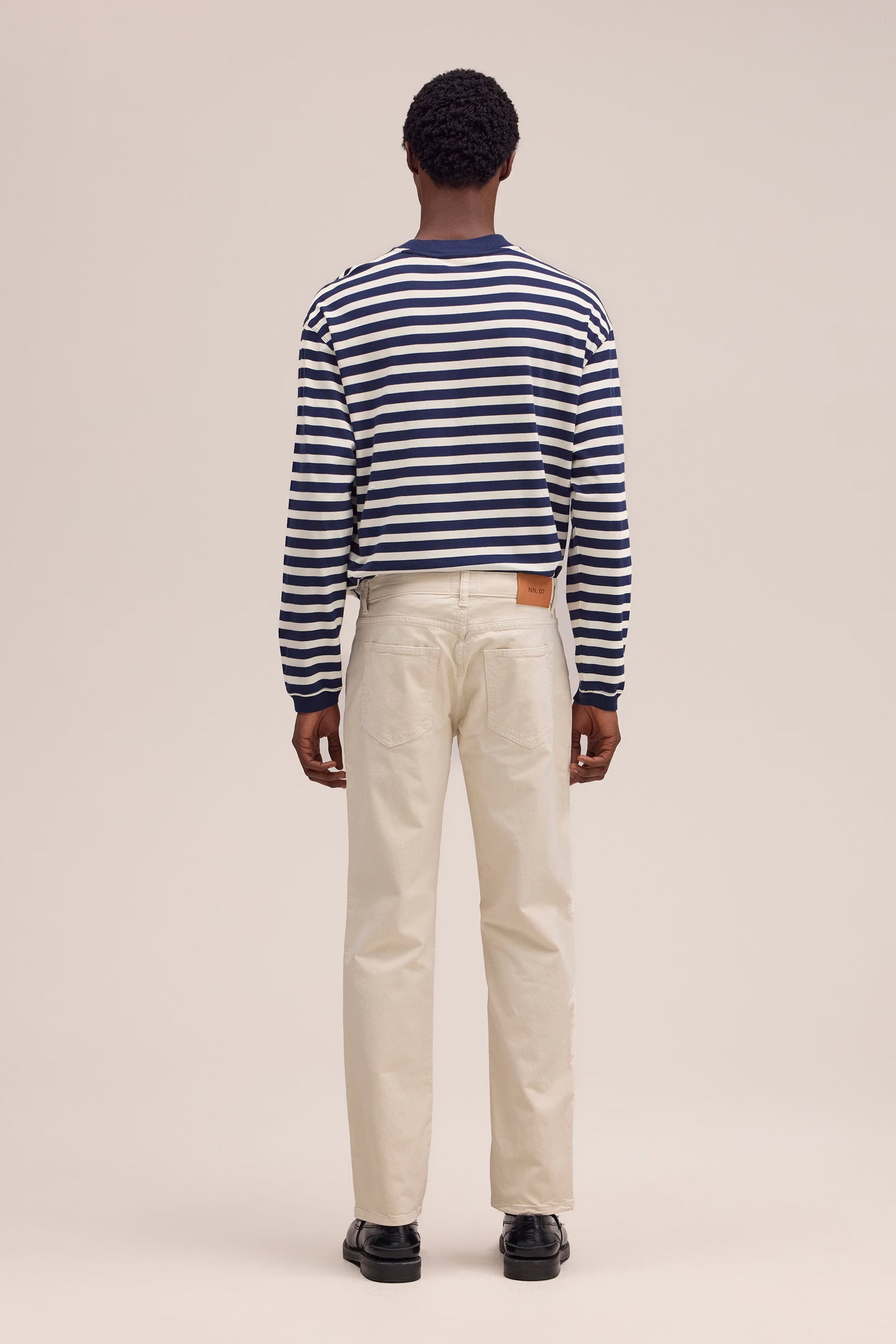 Tony Classic Slim Fit Pant - Ivory - DUNE + SALT