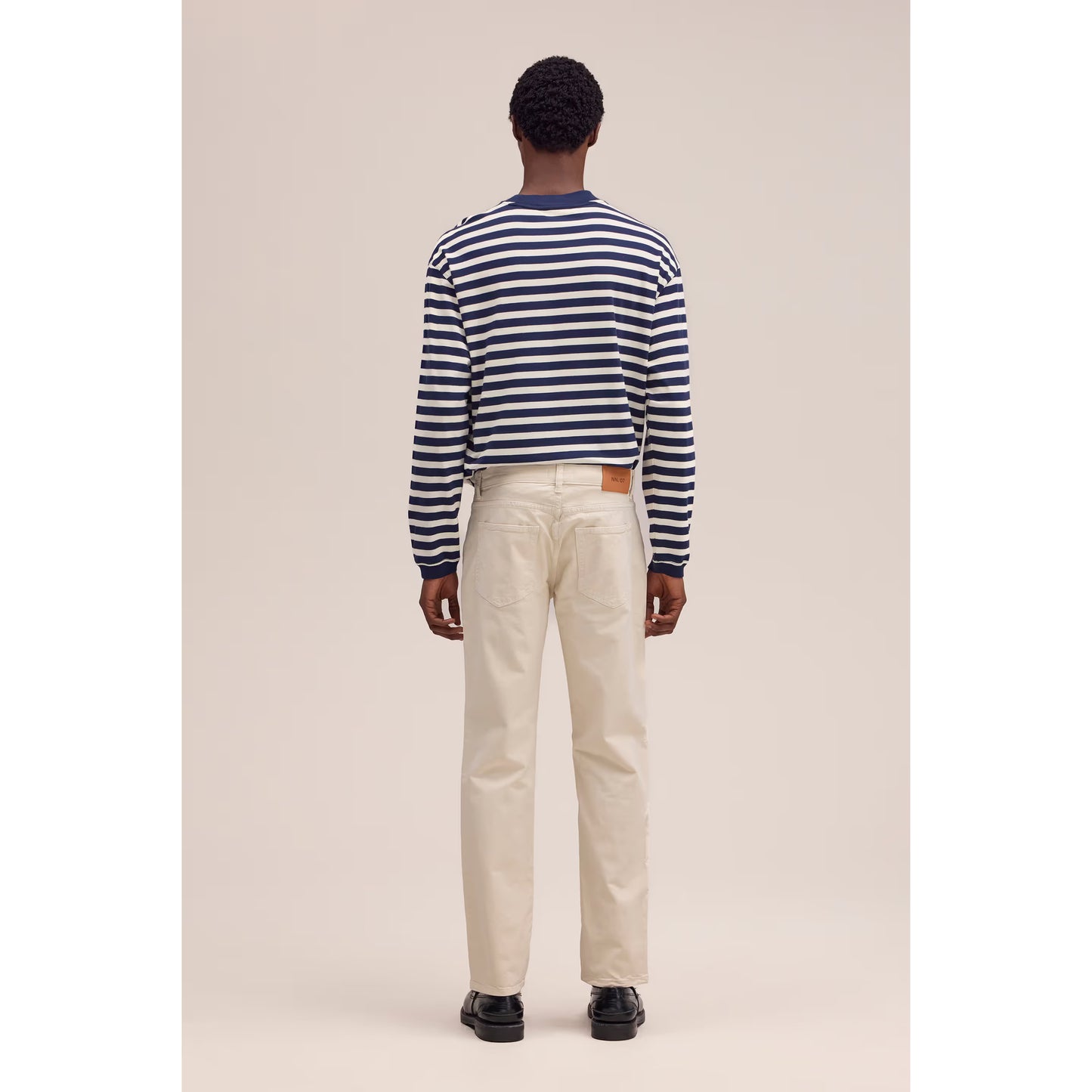 Tony Classic Slim Fit Pant - Ivory - DUNE + SALT