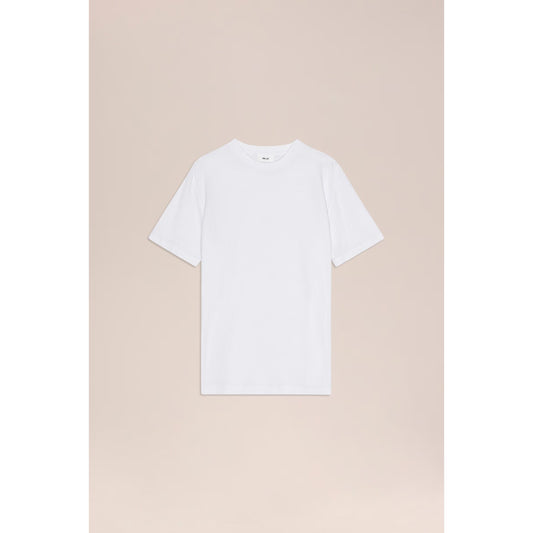 Clive Waffle-Knit SS Tee - White - DUNE + SALT