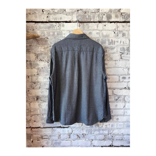 Dylan Brushed Twill Overshirt - Navy - DUNE + SALT