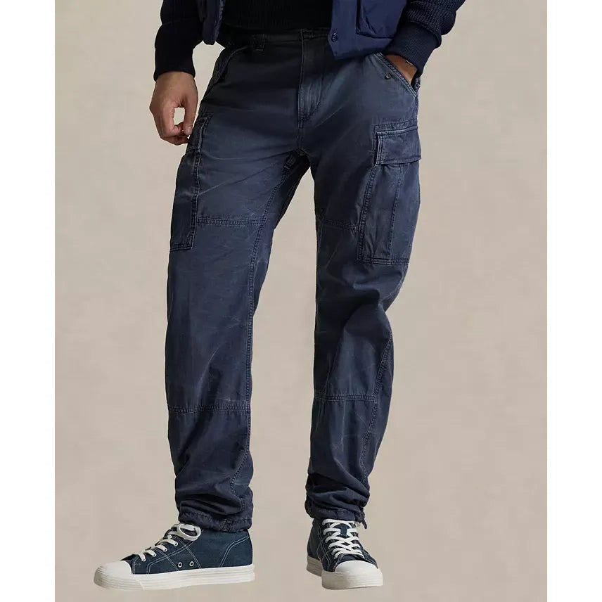 Classic Fit Canvas Cargo Pant - Classic Royal GD - DUNE + SALT