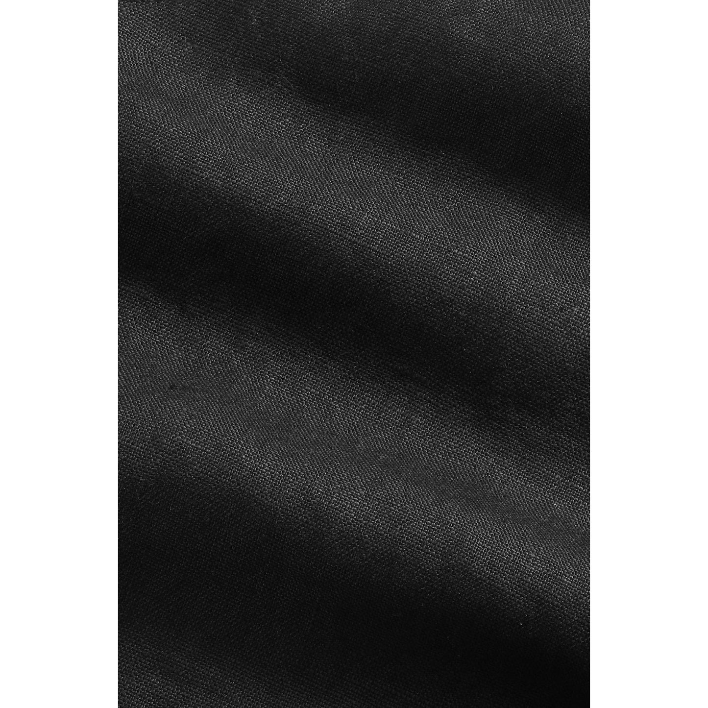 Gregor Casual Drawstring Linen Shorts - Black - DUNE + SALT