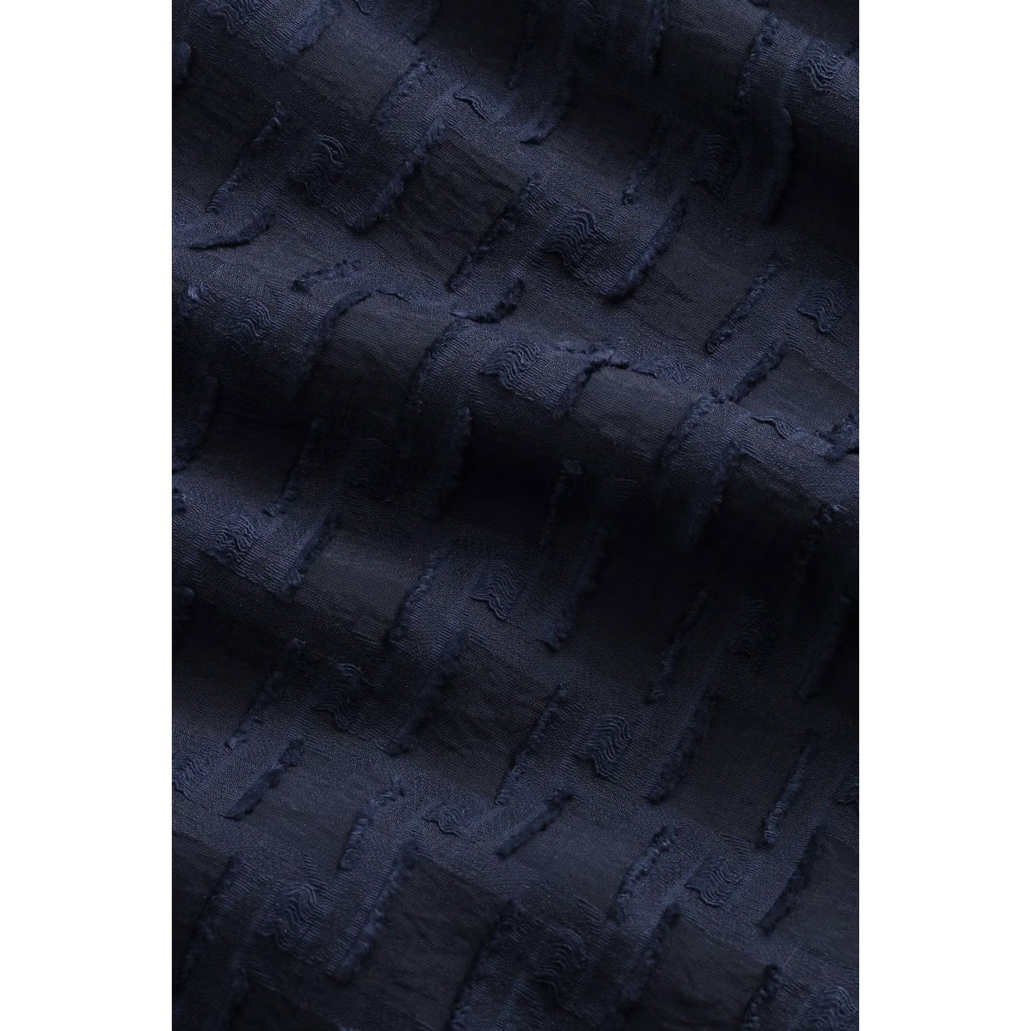 Hank Fil-Coupé Jacquard Over Shirt - Navy Blue - DUNE + SALT