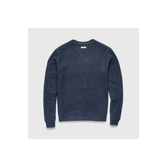 Butch Cashmist Crewneck - Navy Heather - DUNE + SALT