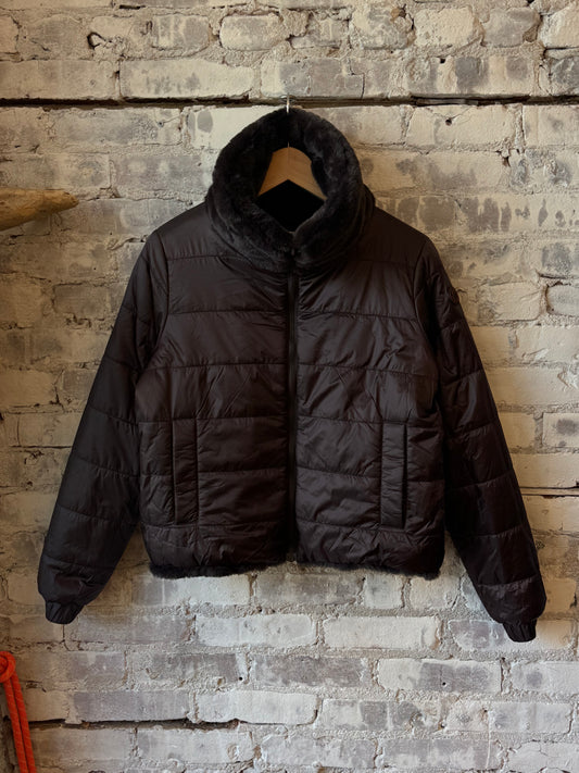 Save The Duck Jeon Reversible Jacket - Brown Black Black