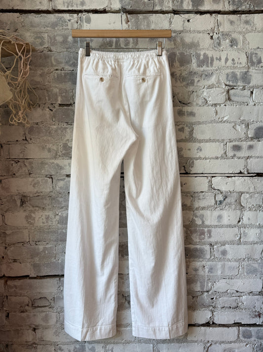 Pulam Woven Pant - White - DUNE + SALT