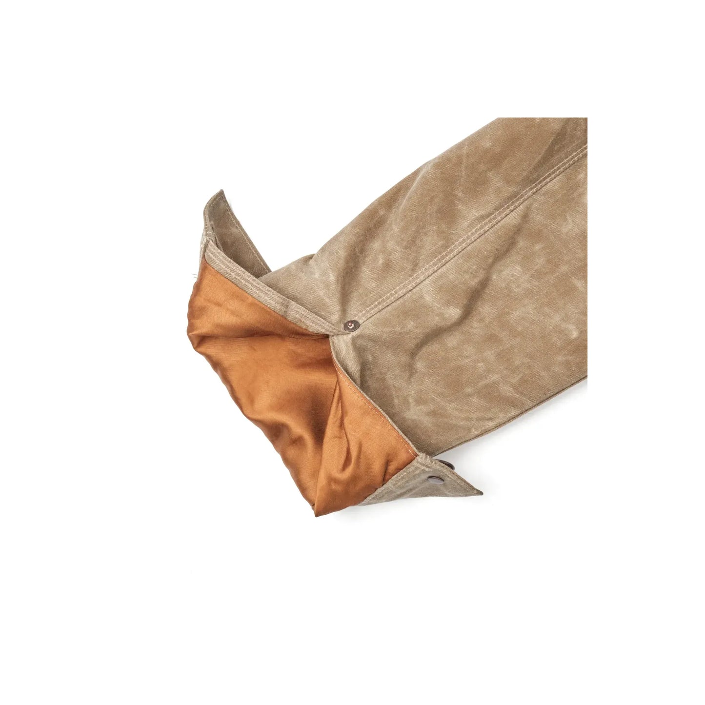 Men's waxed canvas Riders Jacket in tobacco brown by Freenote Cloth, showing the durable, stylish leather-trimmed exterior.
