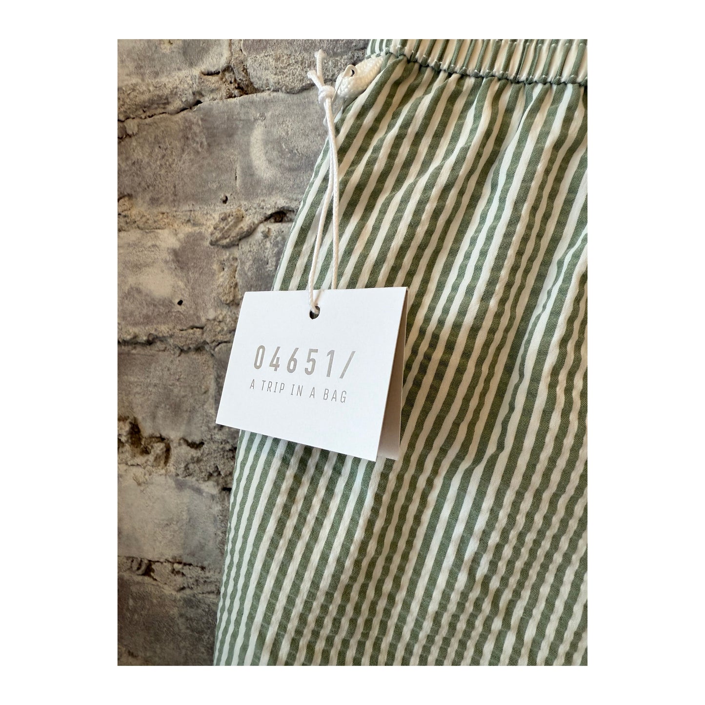 Seersucker Swim Short - Jungle Green - DUNE + SALT